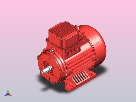 感应异步电机MEC63正等轴测缩略图