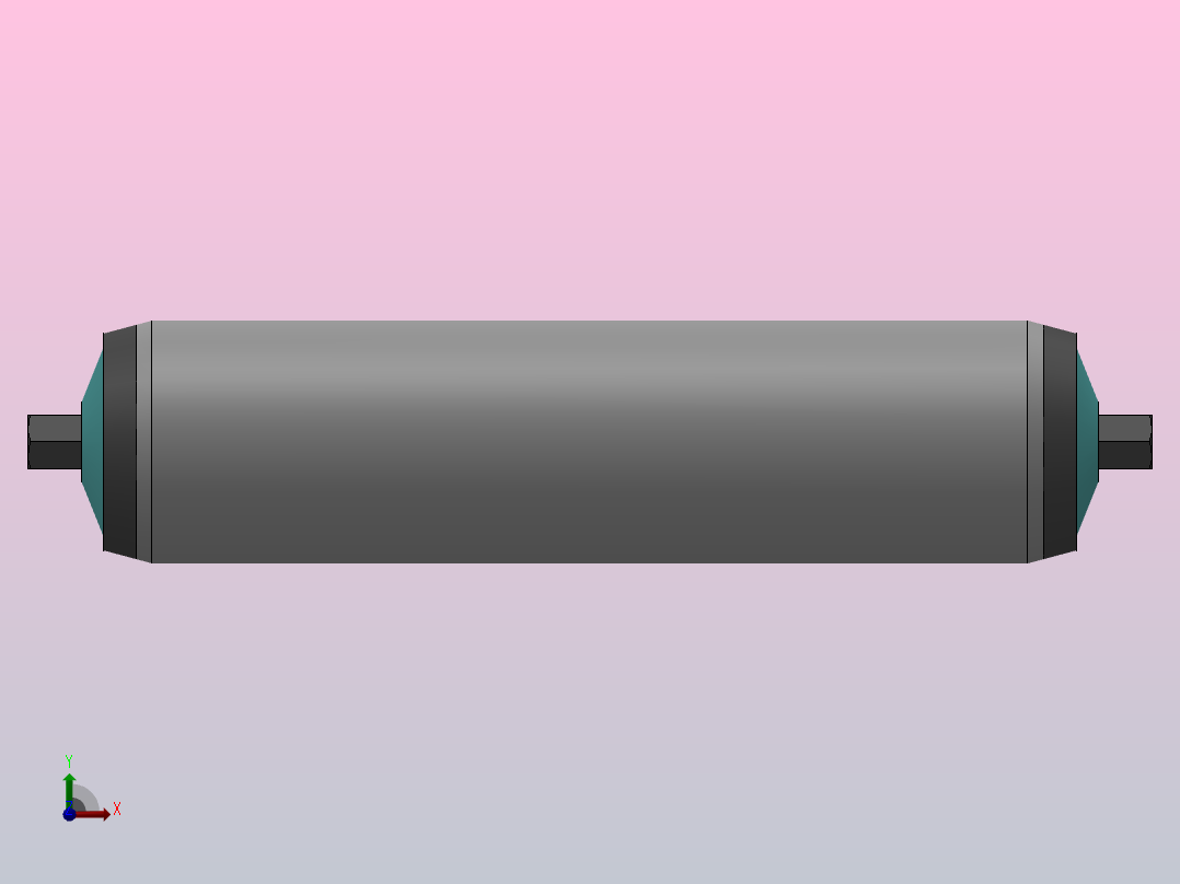 1200系列 泛用型输送辊筒[1.200.JWA.AFA-200]右视图