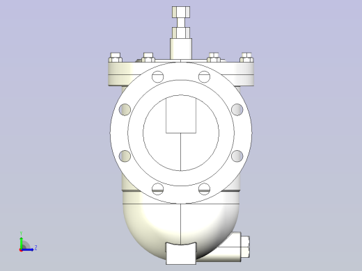 CS41H型自由浮球式蒸汽疏水阀左视缩略图