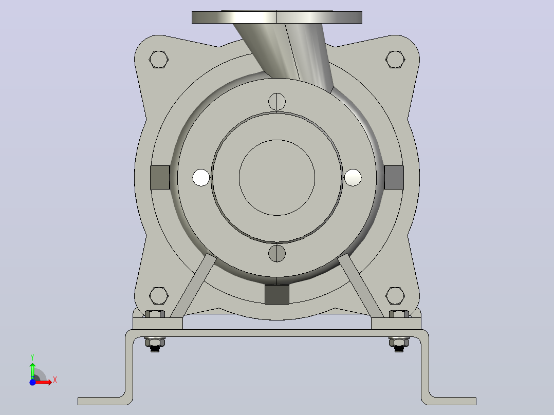 ISC80-65-160A-5.5[ISC80-65-160A-5.5]离心泵前视图