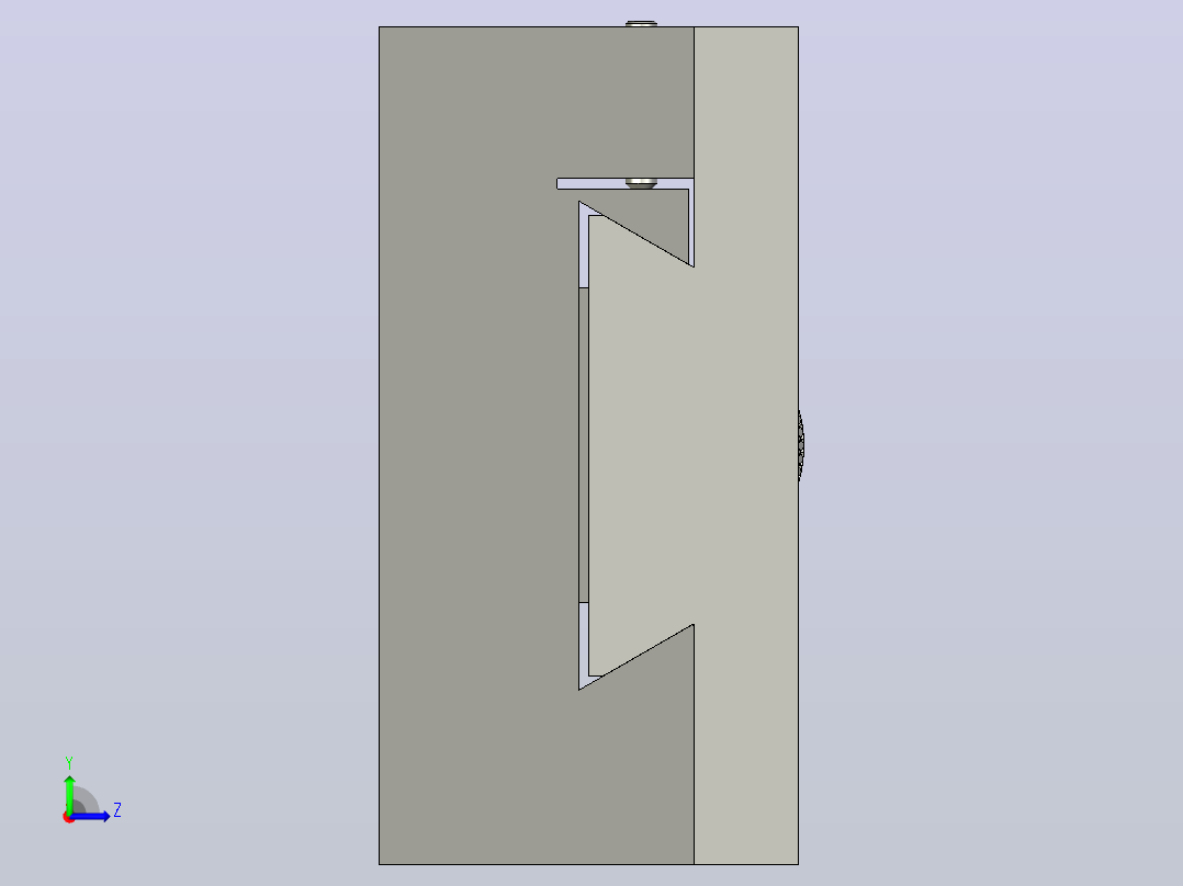 80x80mm受试者工作台，带微调螺钉左视图