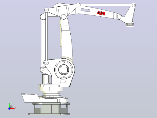 ABB IRB 660机器人支架前视缩略图