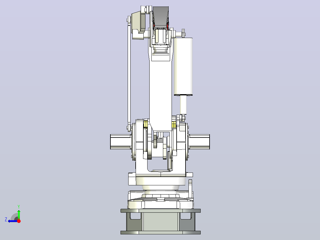 ABB IRB 660机器人支架右视图