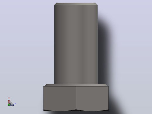 六角头螺栓M16×30(SUS304)俯视缩略图