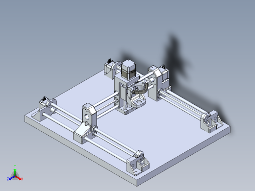 3D打印机模型正等轴测缩略图