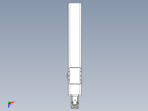 滚珠丝杠直线轴带导轨全封闭TPA-HCR-105D-1610C-L450-M-C-P40-N3俯视缩略图