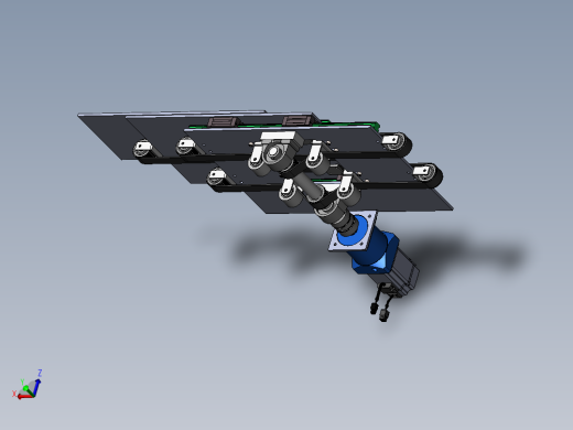 三级伸缩货叉sw17可编辑