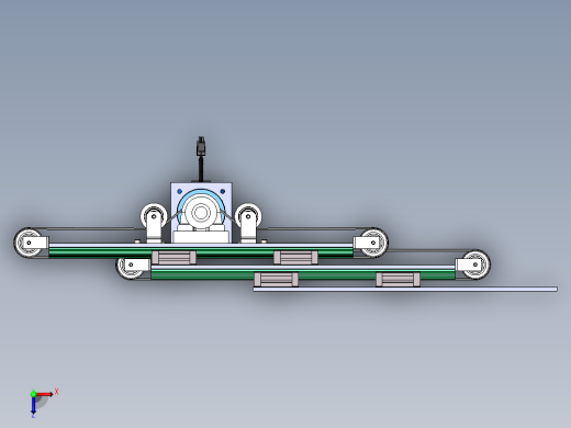 三级伸缩货叉sw17可编辑俯视缩略图
