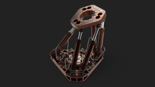 并联机器人hexapod-61 STP缩略图