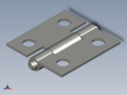 合页（常用尺寸集合）3D模型