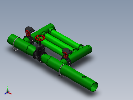 管式反应器正等轴测缩略图