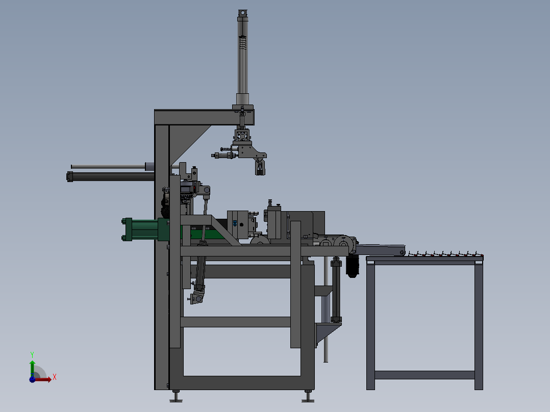 【G25】【STP】【转】自动上料冲压机前视图