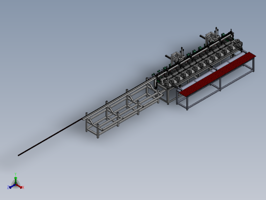 【G25】【STP】【转】自动上料冲压机正等轴测缩略图