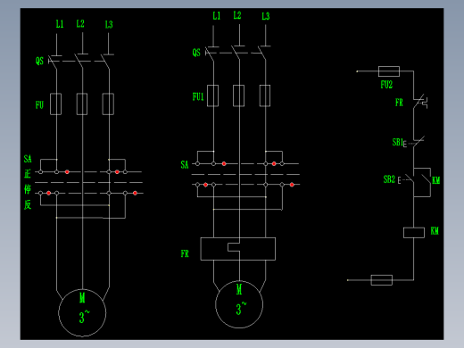 Q050-三相异步电动机的正反转及顺序控制电路的设计【西门子PLC编程及仿真】