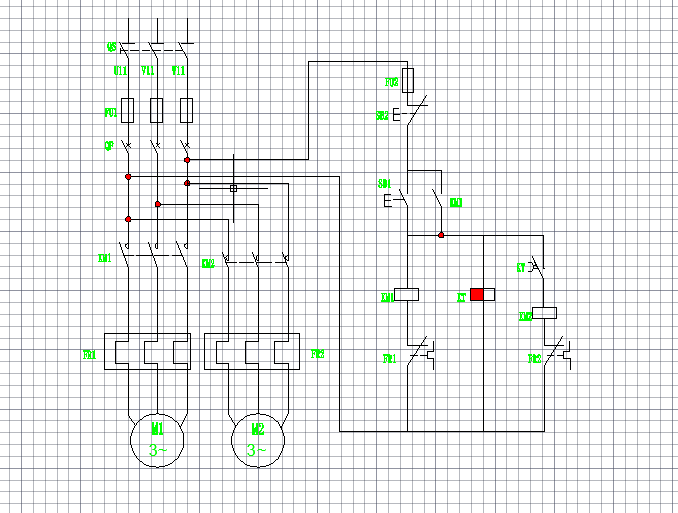 Q050-三相异步电动机的正反转及顺序控制电路的设计【西门子PLC编程及仿真】