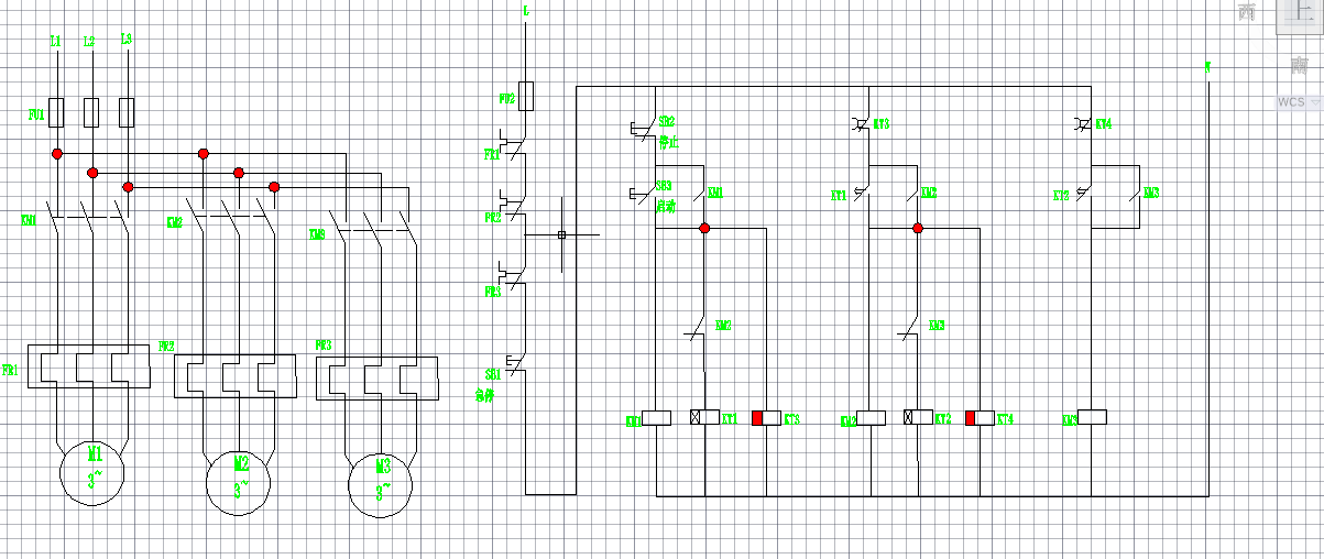 Q050-三相异步电动机的正反转及顺序控制电路的设计【西门子PLC编程及仿真】