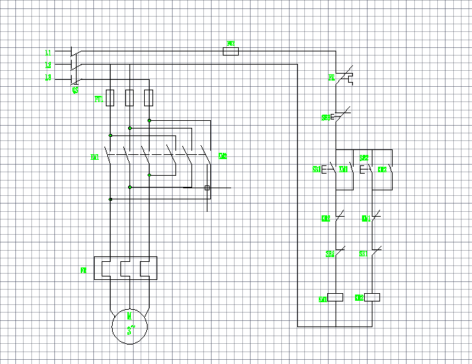 Q050-三相异步电动机的正反转及顺序控制电路的设计【西门子PLC编程及仿真】