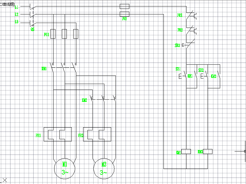 Q050-三相异步电动机的正反转及顺序控制电路的设计【西门子PLC编程及仿真】