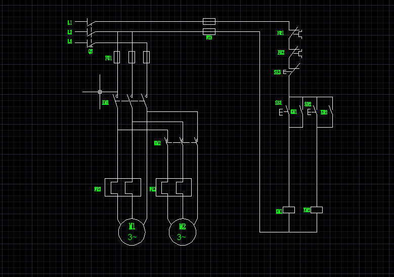 Q050-三相异步电动机的正反转及顺序控制电路的设计【西门子PLC编程及仿真】