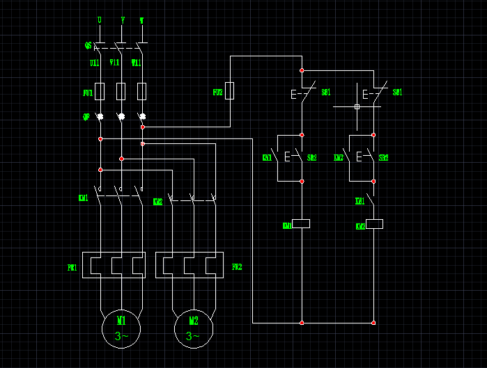 Q050-三相异步电动机的正反转及顺序控制电路的设计【西门子PLC编程及仿真】