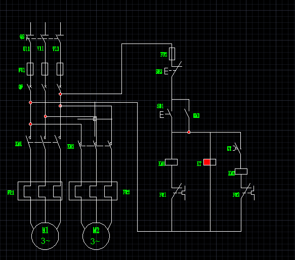 Q050-三相异步电动机的正反转及顺序控制电路的设计【西门子PLC编程及仿真】