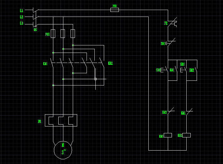 Q050-三相异步电动机的正反转及顺序控制电路的设计【西门子PLC编程及仿真】