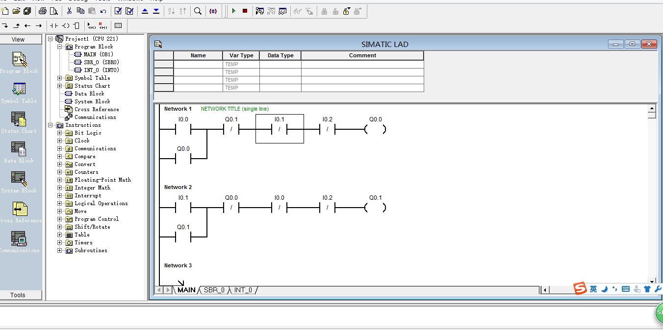 Q050-三相异步电动机的正反转及顺序控制电路的设计【西门子PLC编程及仿真】