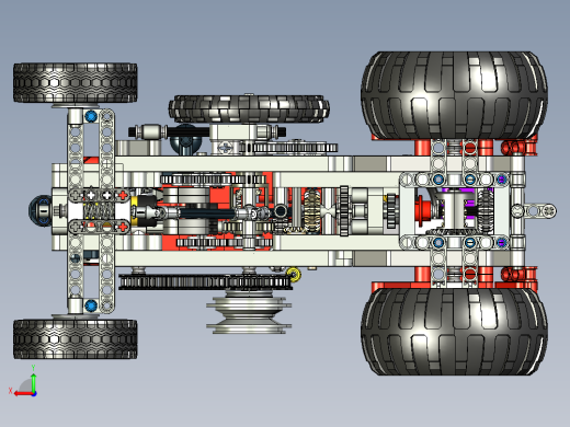 lego-old-tractor拖拉机拼装玩具模型3D图纸 STP格式(1)后视缩略图