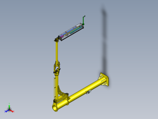 气动搬运机械手平衡器，带重量检测直线导轨铰接式起重机