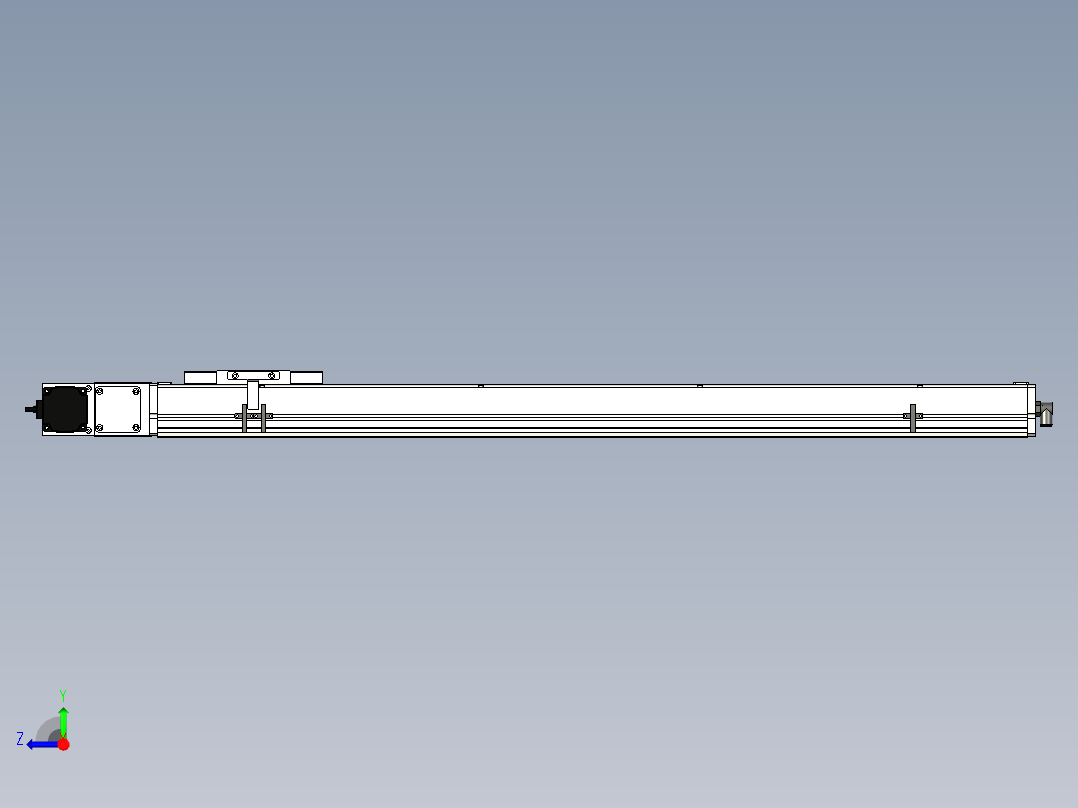 Toyo东佑达直线模组-ECB14-900-L右视图