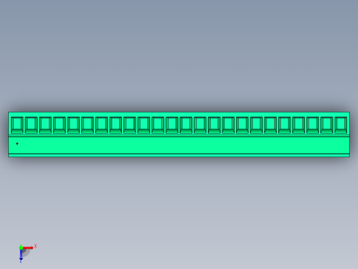 DEGSON 15EDG 系列 3.5mm 插拔式接线端子 FullPack-15EDGK-3.5-24P-14-00AH俯视缩略图