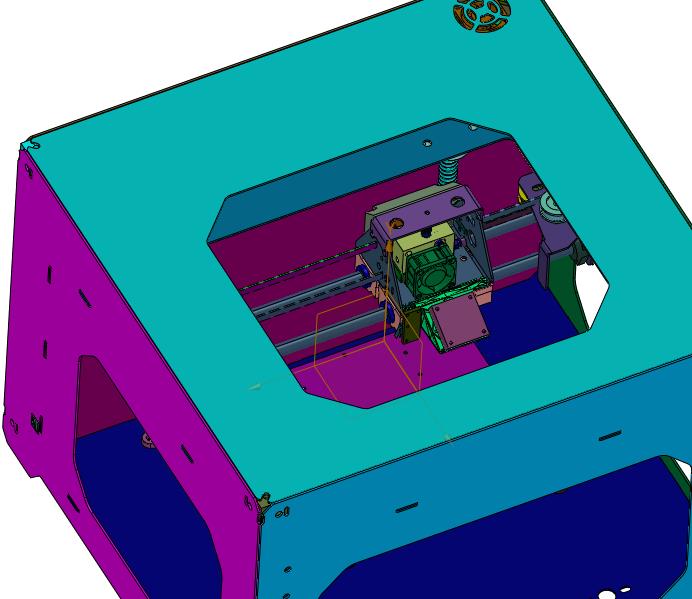 封闭工业级FDM打印机桌面级