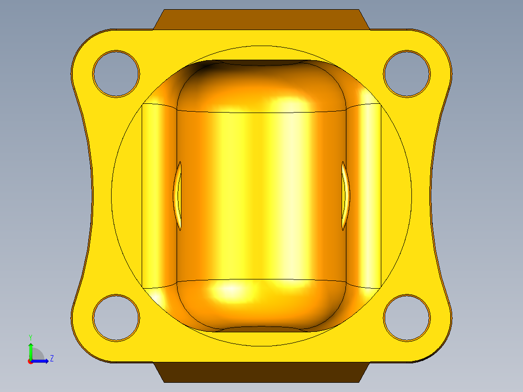 凸缘叉镗床夹具左视图