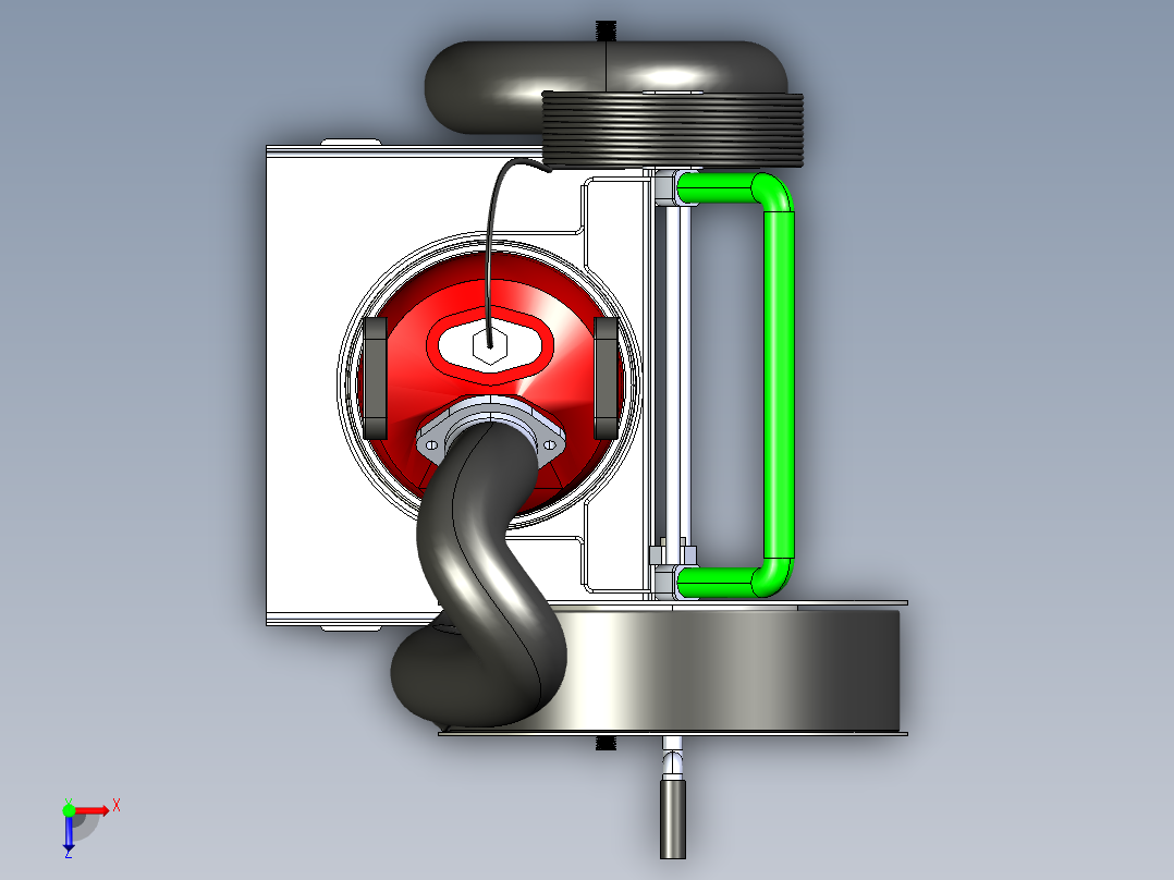 定制泵车模型俯视图