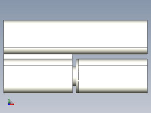 鋅合金鉸鏈(B)5570-3D多系列多零件图纸模型前视缩略图