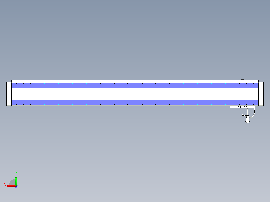 威洛博VL系列3d模型模组VL17E2Y-S1550后视图