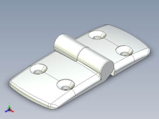 型材-KJN 50-60 DETACHABLE COMBI HINGE LEFT 095K5060L00正等轴测缩略图