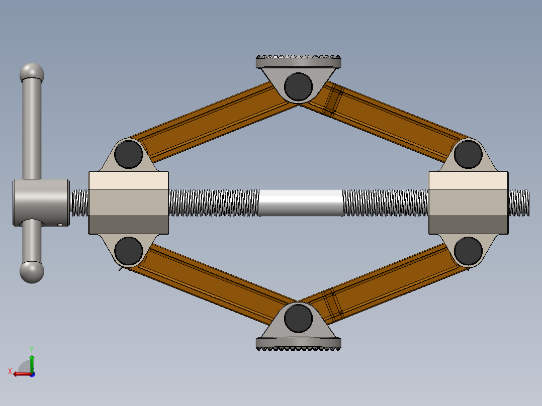 汽车千斤顶4后视图