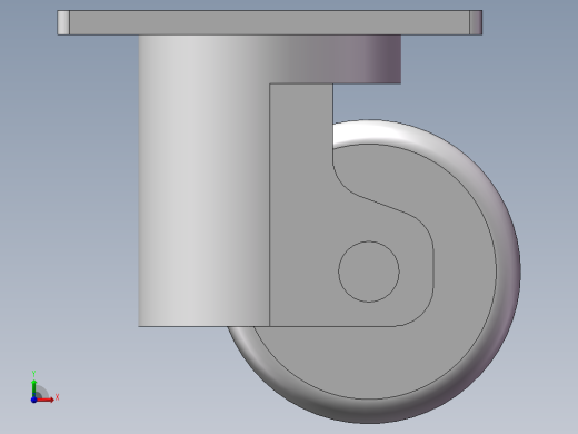 地脚轮60-82-M8（重载）前视缩略图