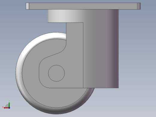 地脚轮60-82-M8（重载）后视缩略图