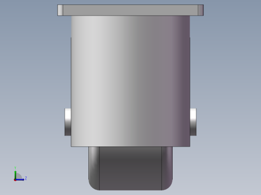 地脚轮60-82-M8（重载）左视缩略图