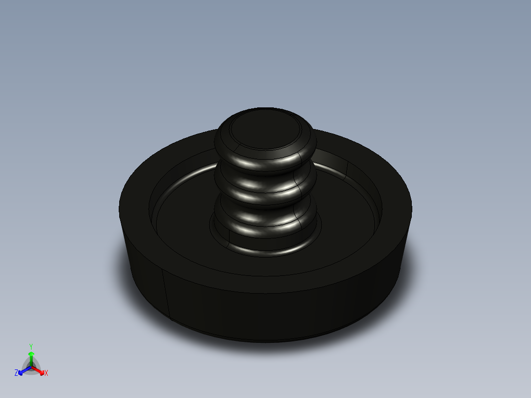 型材-BR 10 SLOT _0 FOOT PAD 3842514568主视图