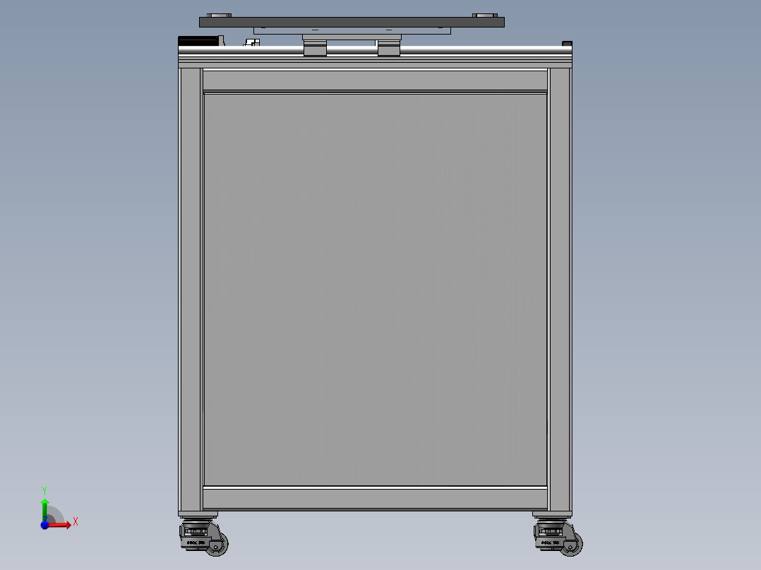 点阵料仓-模组型前视图