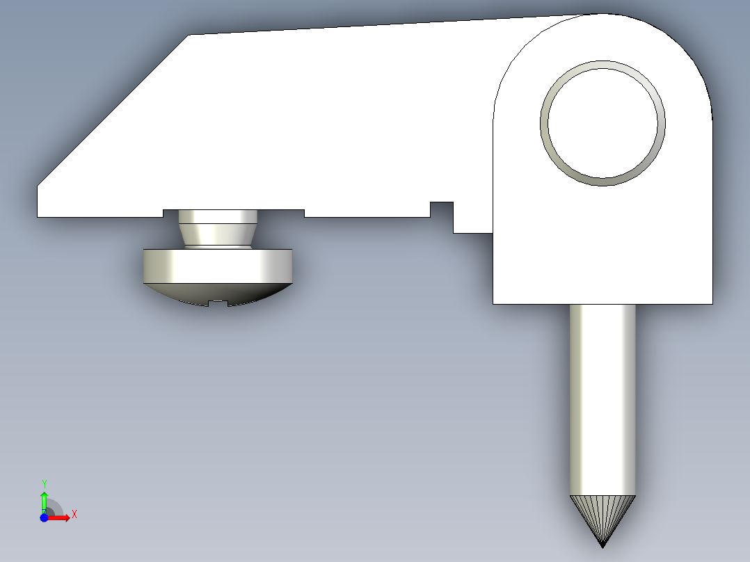 鋁合金鉸鏈CMD-3D多系列多零件图纸模型前视图