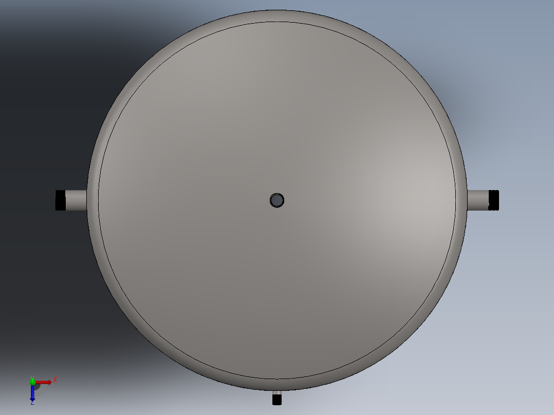 立式油槽车俯视图