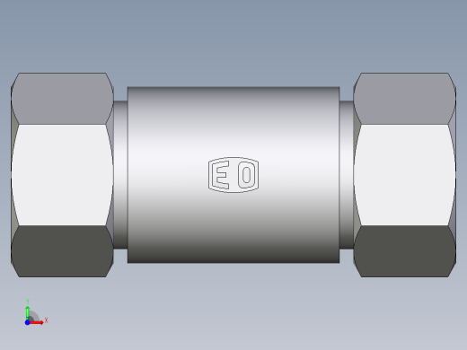 卡套式工业通用硬管接头EO_Weld_bulkhead_fitting_ESV30S前视缩略图