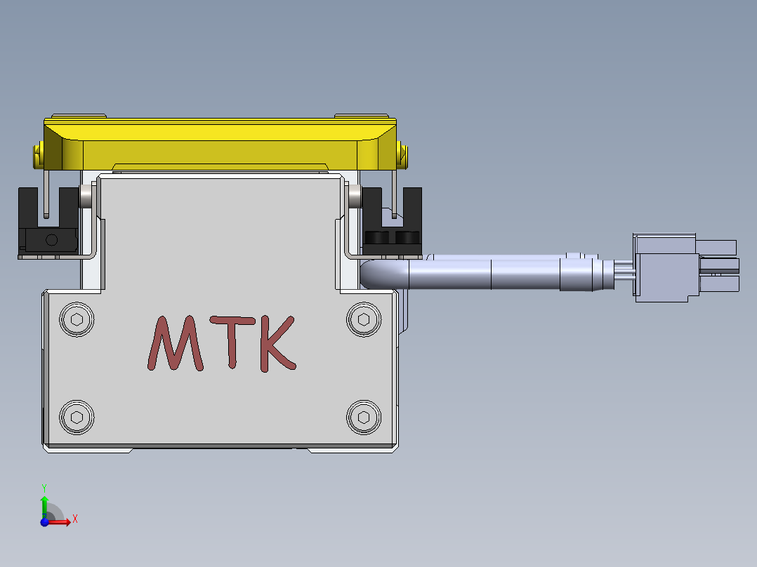 GTH内嵌丝杆全封闭GTH8-BC-200W前视图