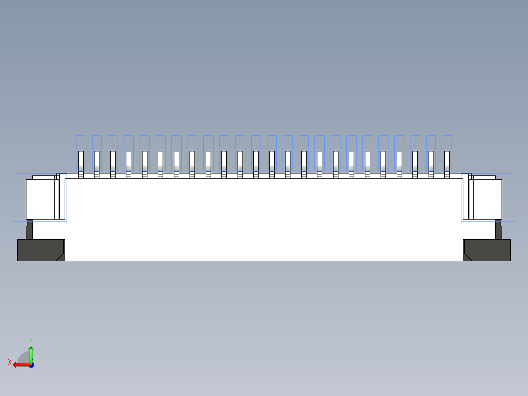 连接器 SM-FFC3B05-24-T后视图