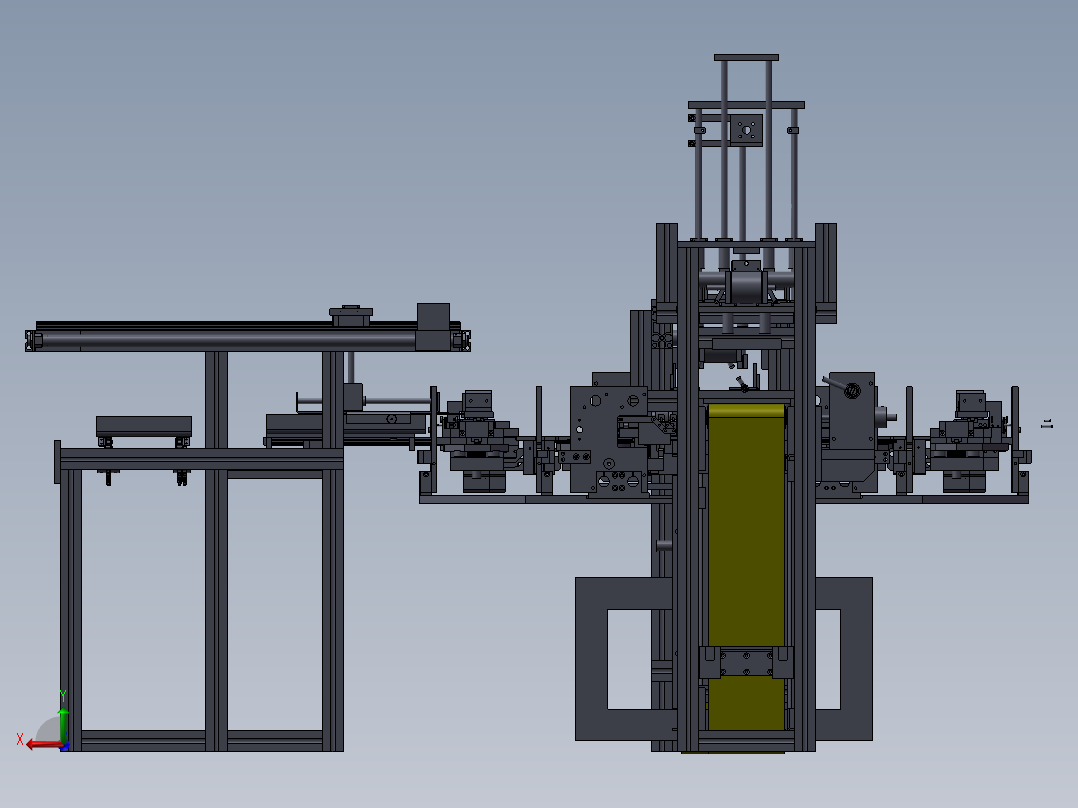 全自动跳绳包装机后视图