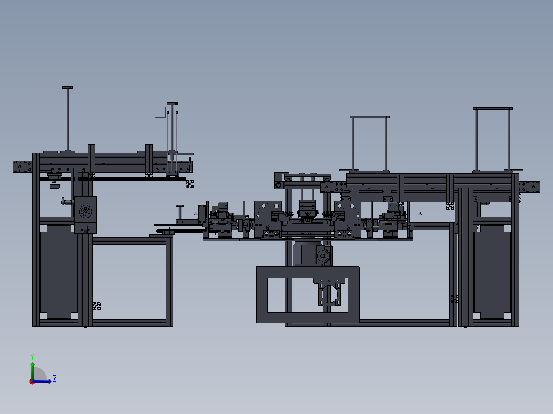 全自动跳绳包装机左视图